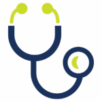 Stethoscope icon and "V" in Live4It representing Value and Preventive Health